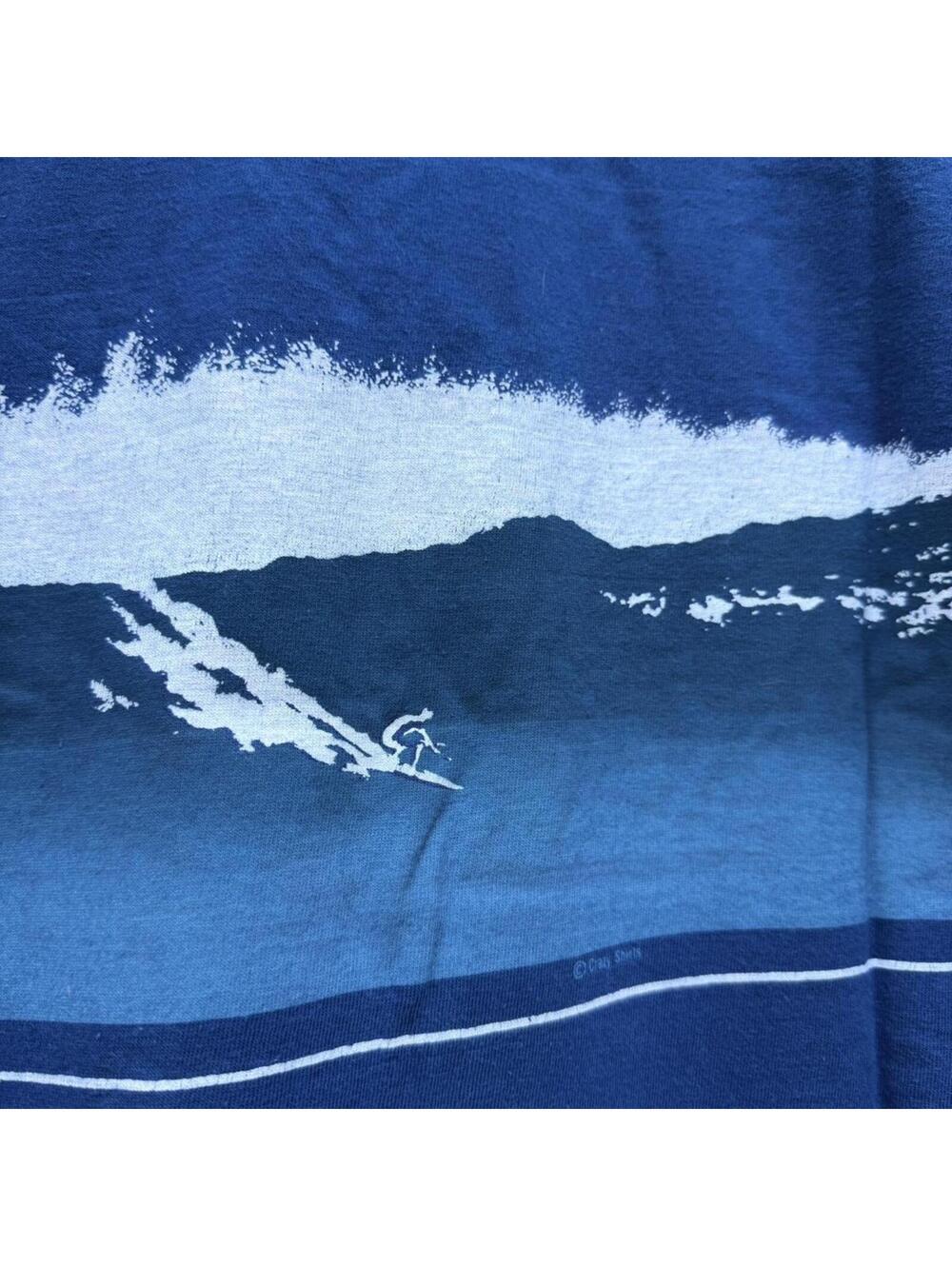 Vintage crazy shirts Hawaii surfer t shirt 80s/90s L - Picture 5 of 8